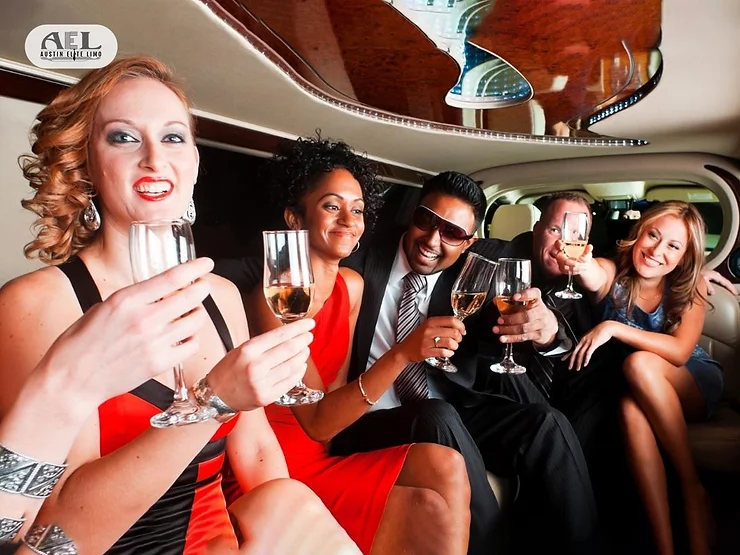 Rent a limo for wedding day Austin